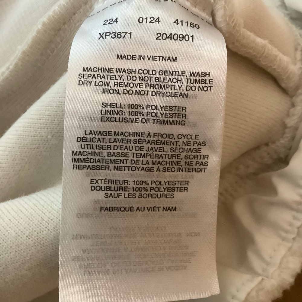 Columbia Cream and Olive Green Sherpa Fleece Pullover - Picture 11 of 11